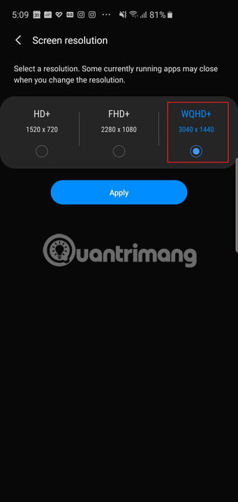 The main settings need to be changed on Galaxy S10, S10 + or S10e Picture 12