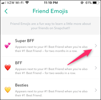 The meaning of Friend Emoji on Snapchat Picture 17