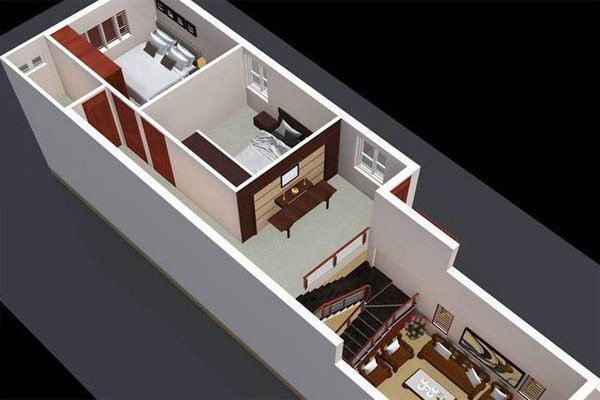The model of level 4 mezzanine attic is beautiful Picture 13