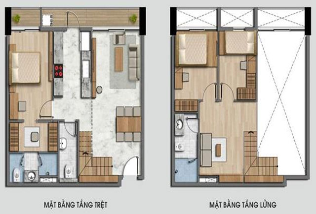 The model of level 4 mezzanine attic is beautiful Picture 6