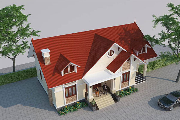 The model of level 4 mezzanine attic is beautiful Picture 9