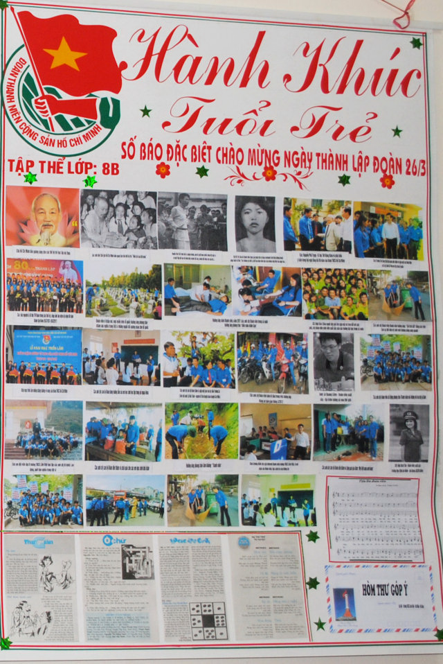 The most beautiful 26-3 wall newspapers Picture 5