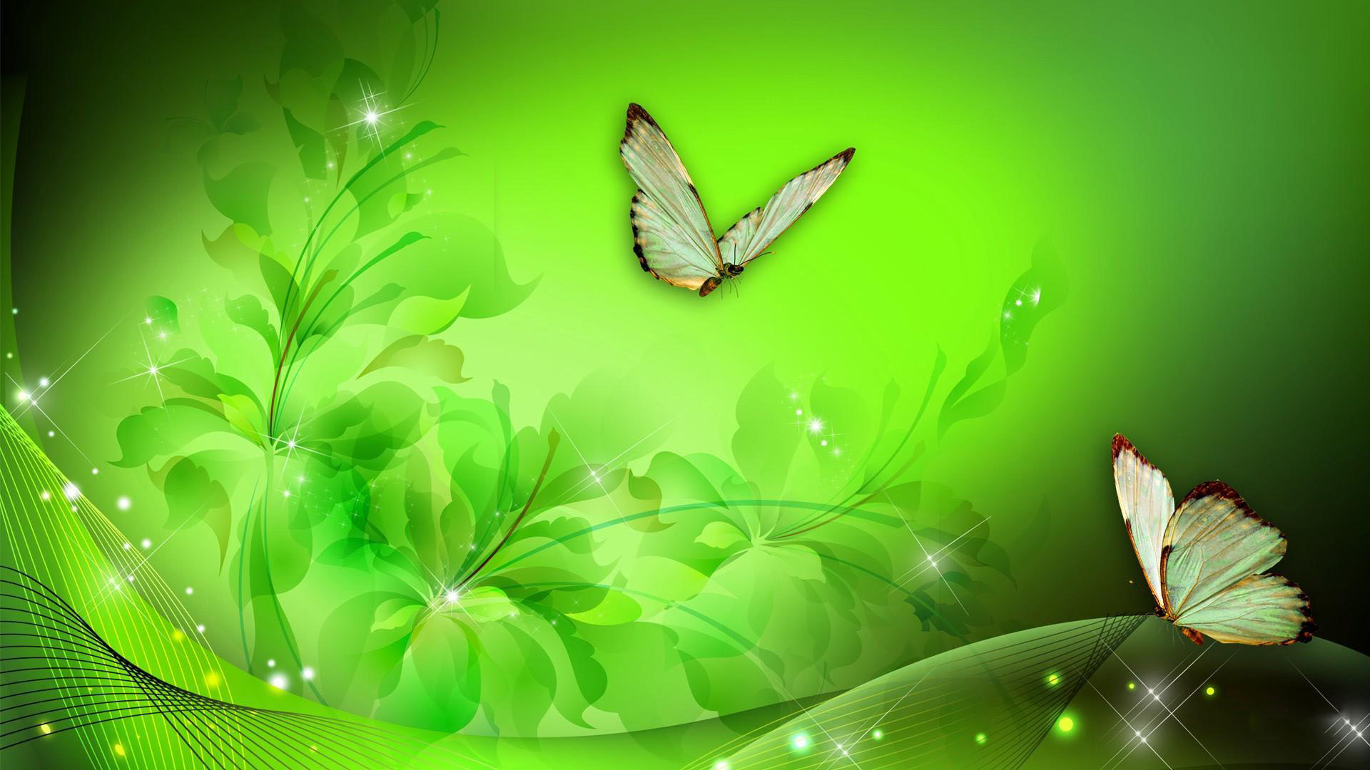 The most beautiful green Powerpoint wallpapers Picture 19