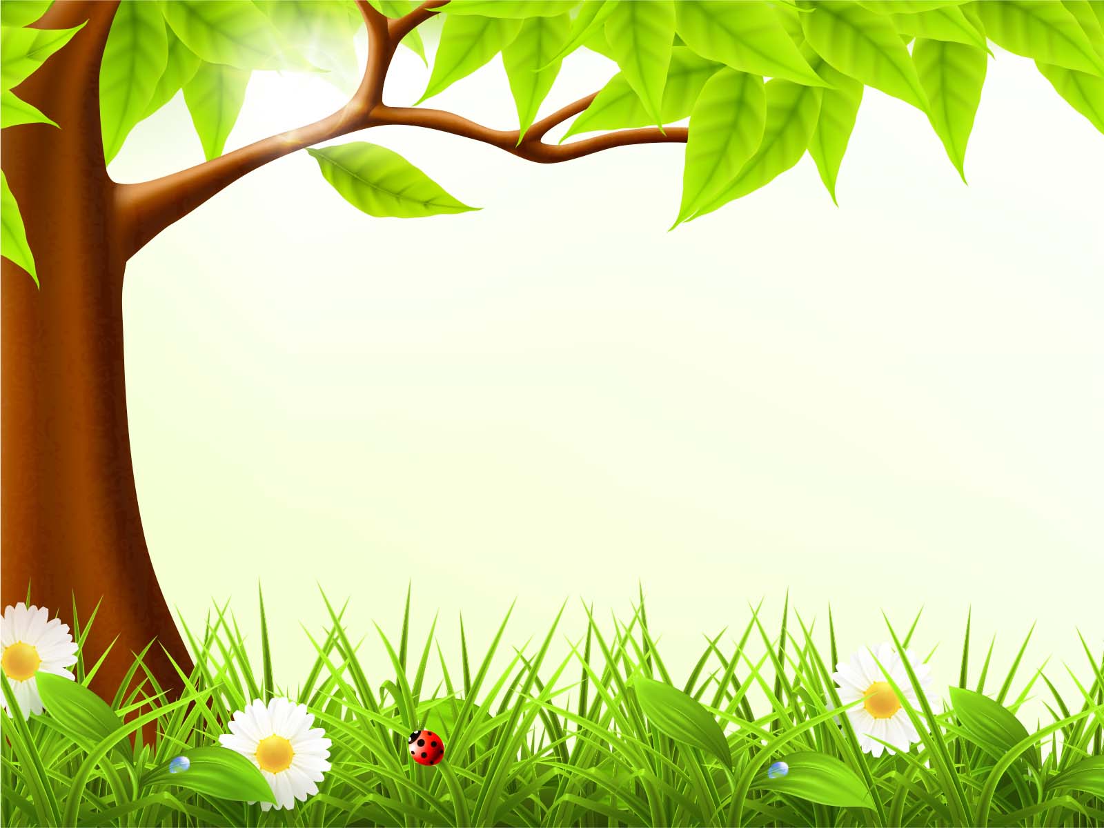 The most beautiful green Powerpoint wallpapers Picture 20