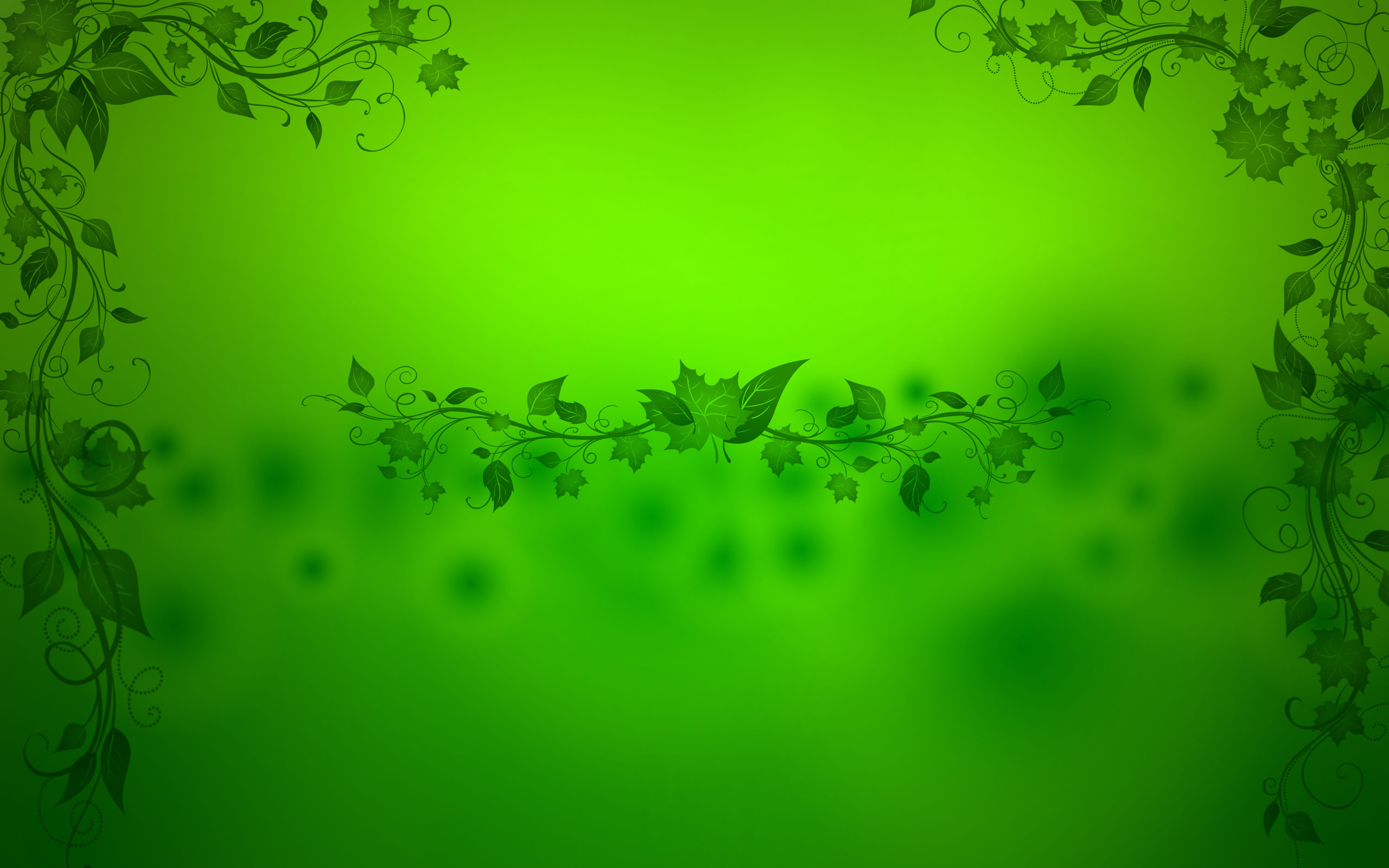 The most beautiful green Powerpoint wallpapers Picture 8