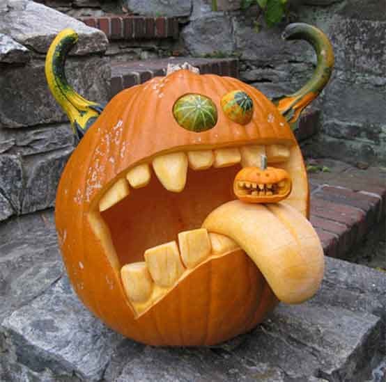 The most beautiful Halloween pumpkins Picture 18
