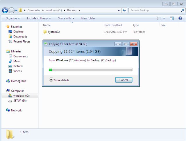 The most important things when backing up your computer Picture 1