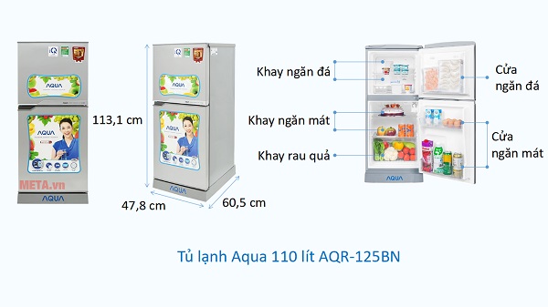The most popular 2-wing refrigerator size Picture 1