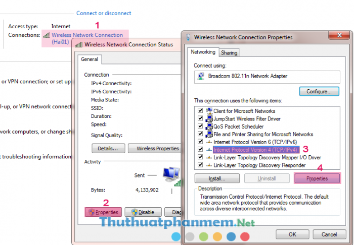 The network was blocked by a yellow exclamation mark Picture 11
