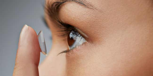 The note when wearing contact lenses Picture 3