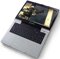 The notebook supports the first GeForce Go 7900 SLI Picture 5