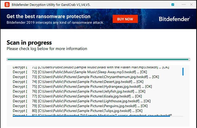 The official GandCrab 5.2 decoder was released, ending a bad nightmare called GandCrab Ransomeware Picture 9