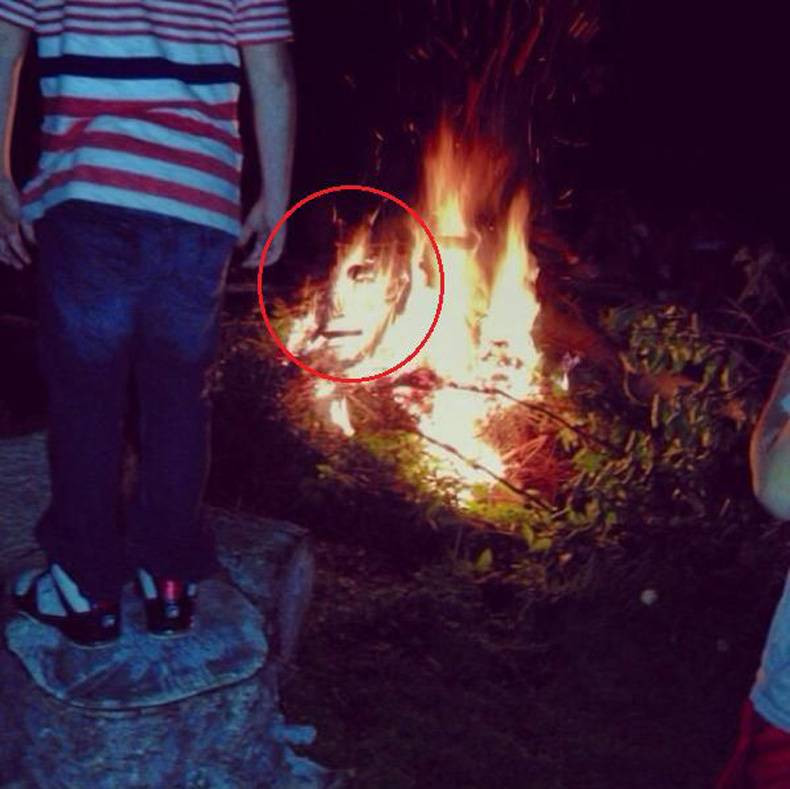 The photo series captured the famous 'ghost' controversy Picture 7