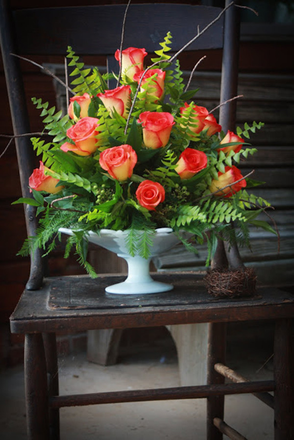 The sample of flower arrangement 20-10 is beautiful, everyone can do it Picture 2