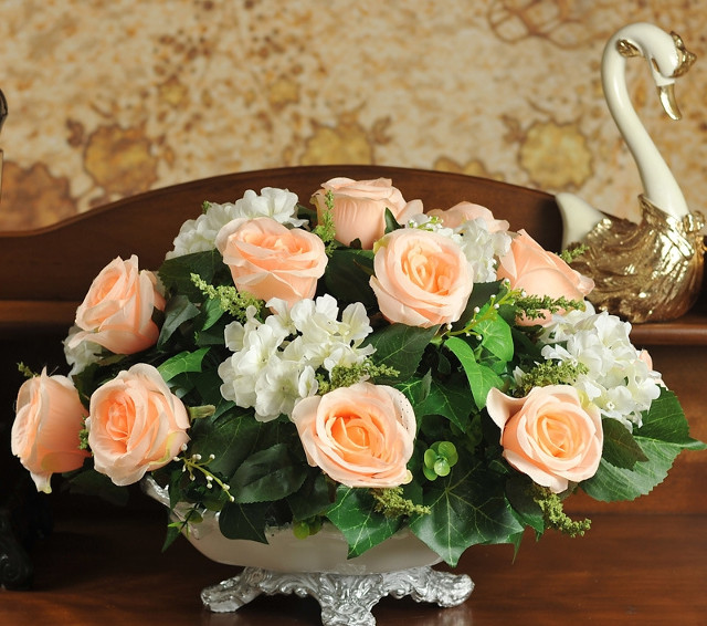The sample of flower arrangement 20-10 is beautiful, everyone can do it Picture 3