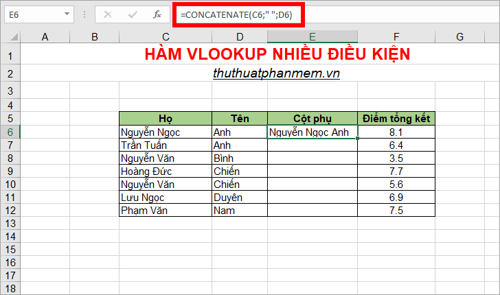 The search function satisfies many conditions in Excel - Usage and examples Picture 3