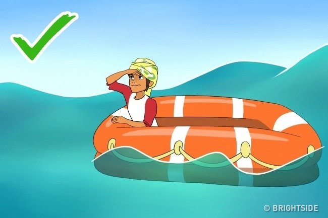 The secret should be clear when floating in the open sea Picture 12