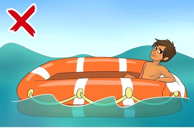 The secret should be clear when floating in the open sea Picture 5