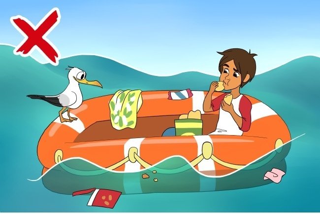 The secret should be clear when floating in the open sea Picture 7