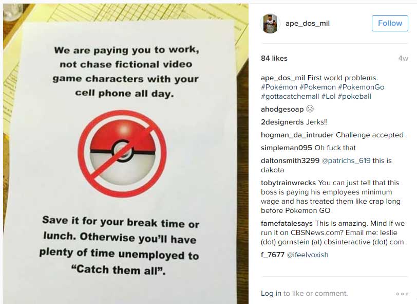 The secret to controlling Pokemon Go employees at work Picture 3