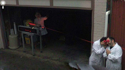 The series of funny photos that Google Maps has recorded across the world streets Picture 30