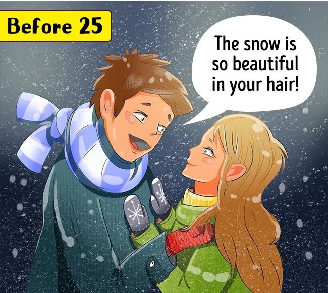 The series reflects how life will change before and after age 25 Picture 11