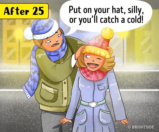 The series reflects how life will change before and after age 25 Picture 12