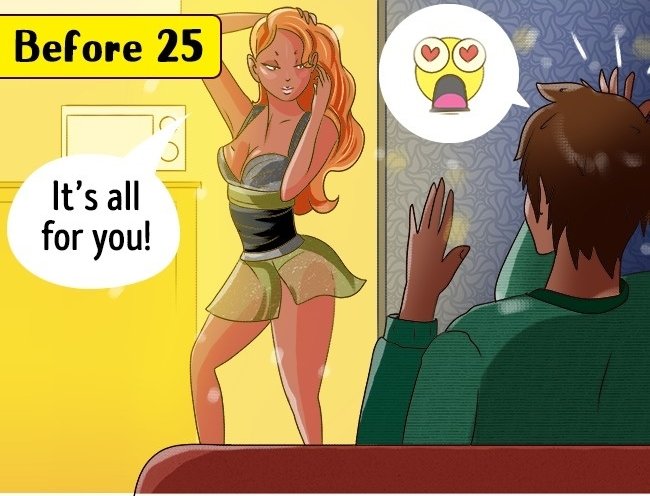 The series reflects how life will change before and after age 25 Picture 9