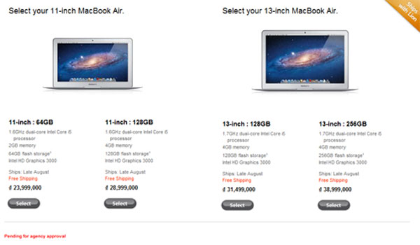 The shortcomings in MacBook Air 2011 Picture 3