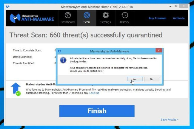 The steps to clean up the virus 'Activate this edition of Windows' attack your Windows computer Picture 9