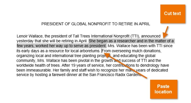 The text editing operations on Word 2013 are basic Picture 14