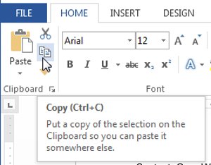 The text editing operations on Word 2013 are basic Picture 8