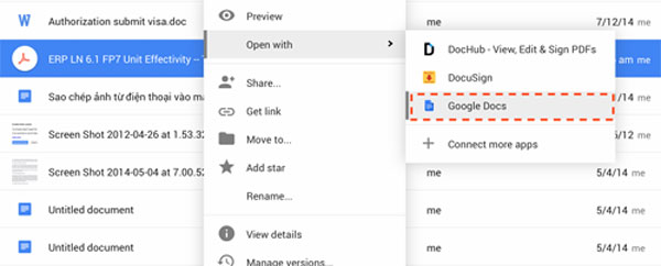 The tips should know with PDF files on Google Drive Picture 3
