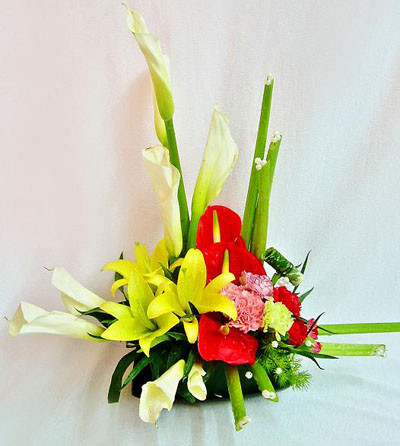 The unique flower arrangement patterns to discuss the Tet festival's day and fortune Picture 10