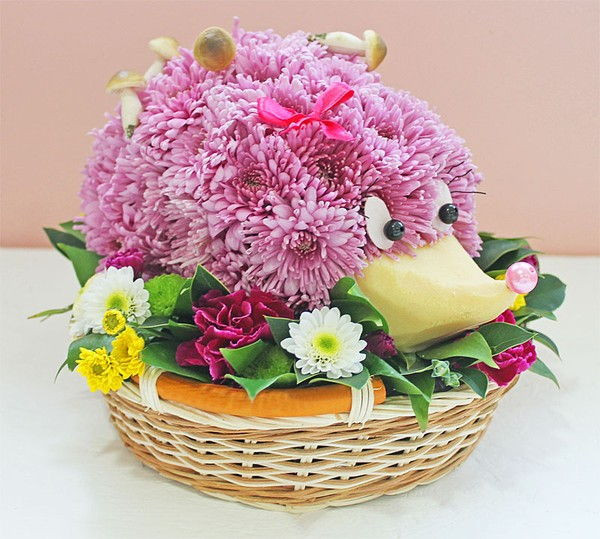 The unique flower arrangement patterns to discuss the Tet festival's day and fortune Picture 17