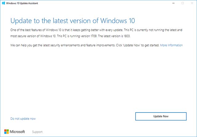 The Upgrade Assistant feature may soon return to Windows 10 Picture 2