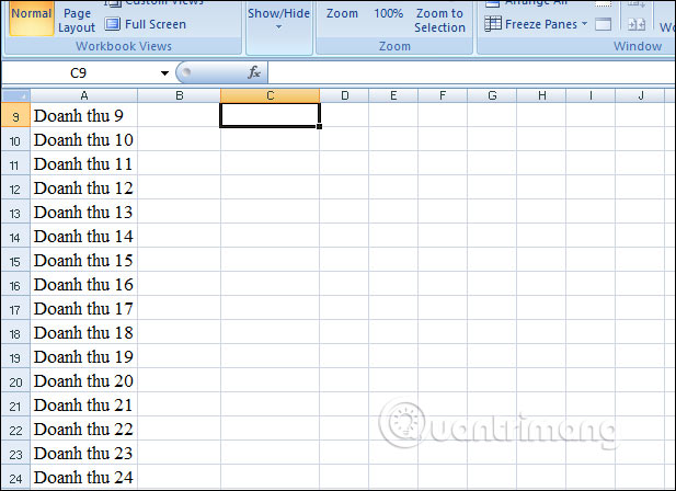 The use of the Split tool separates the Excel data table Picture 7