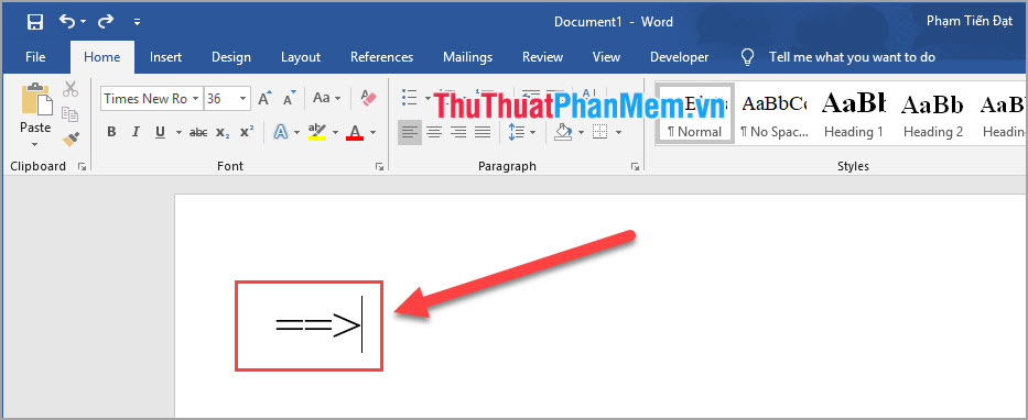The way of writing the inference in Word Picture 8