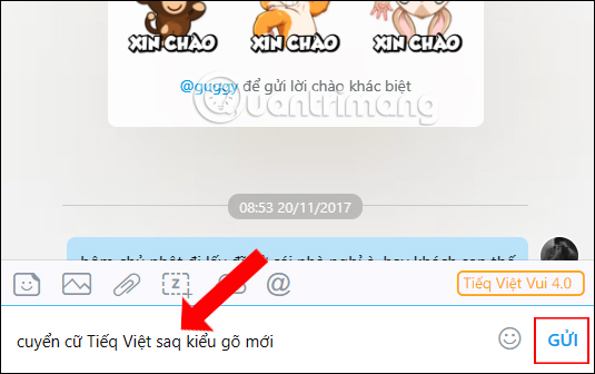 The way to chat Vietnamese in the way of Laughing Vietnamese on Zalo Picture 3