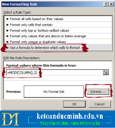The way to color alternating columns in Excel is extremely simple Picture 3