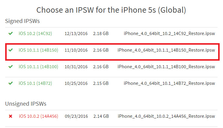 The way to downgrade from iOS 10.2 to 10.1 does not lose data Picture 3