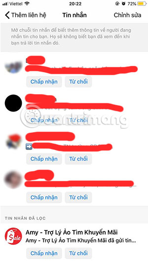 The way to 'hunt down' hidden messages in Facebok Messenger Picture 3
