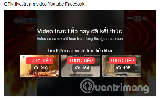 The way to stream live videos to Facebook does not require Open Broadcaster Software Picture 18