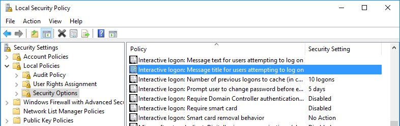 images 1 of The wizard displays a message on the Login Windows 10 screen
