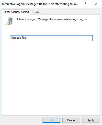images 1 of The wizard displays a message on the Login Windows 10 screen