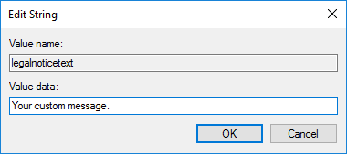 images 1 of The wizard displays a message on the Login Windows 10 screen