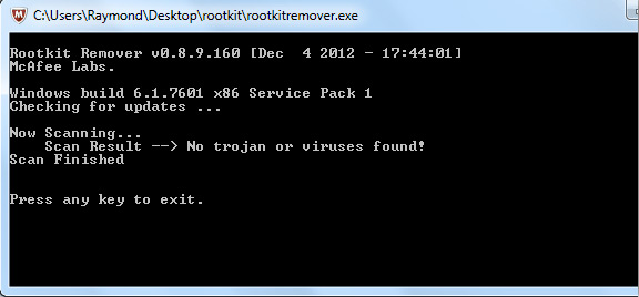 These Anti-Rootkit tools should and should be in the system Picture 3