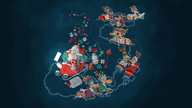 These beautiful glitter Christmas wallpapers for computers Picture 24