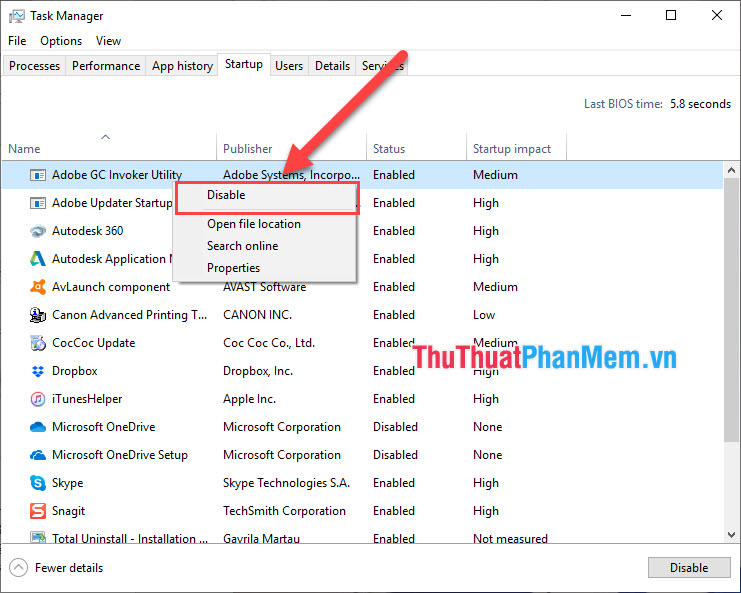 These tips help Windows 10 computer boot quickly as the wind Picture 7