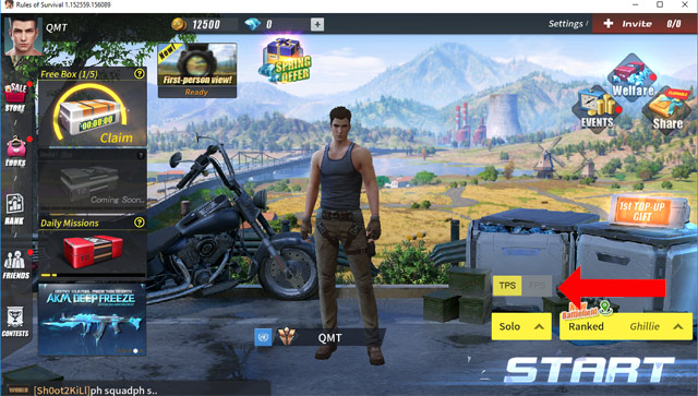 Things to know when playing FPS mode on Rules of Survival Picture 1